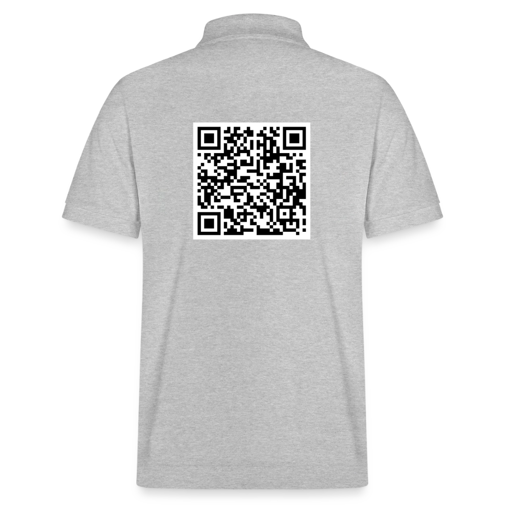 Stanley/Stella Unisex Organic Polo Shirt PREPSTER - heather grey