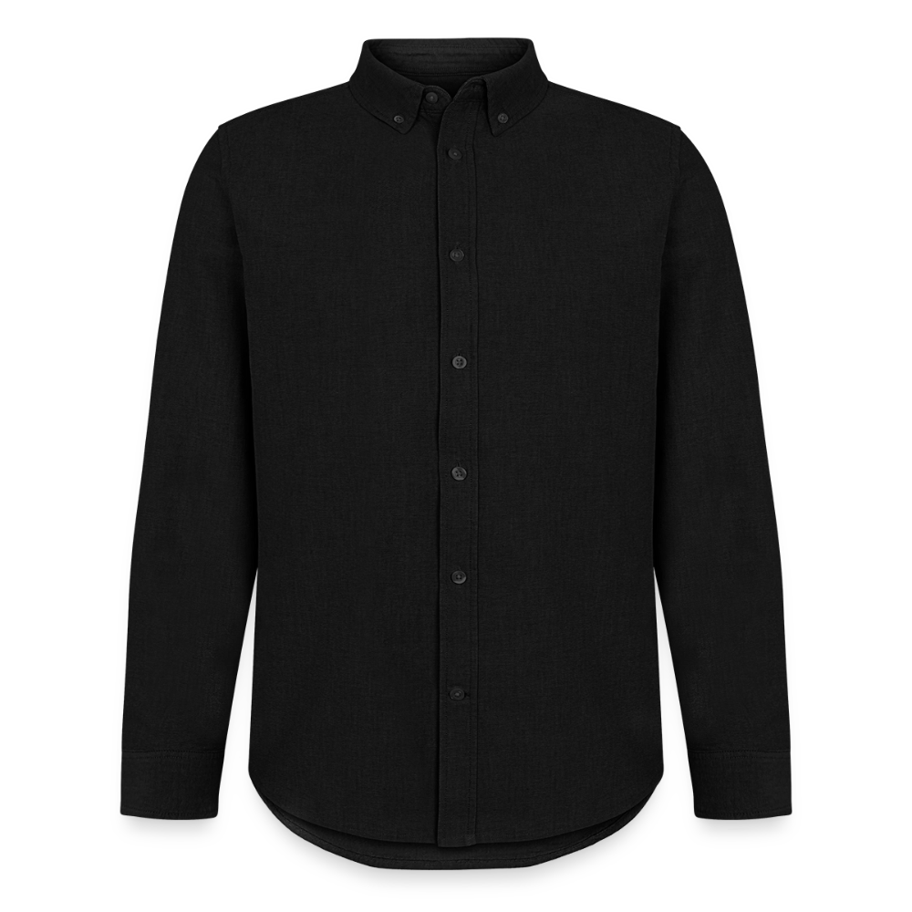 Men's Oxford Shirt by Stanley/Stella mit individuellem Brustlogo - black