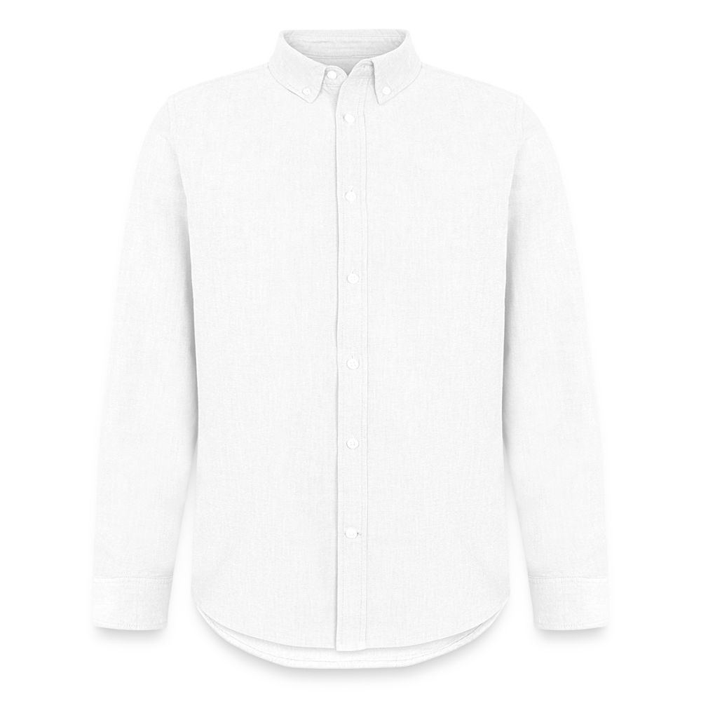 Men's Oxford Shirt by Stanley/Stella mit individuellem Brustlogo - white