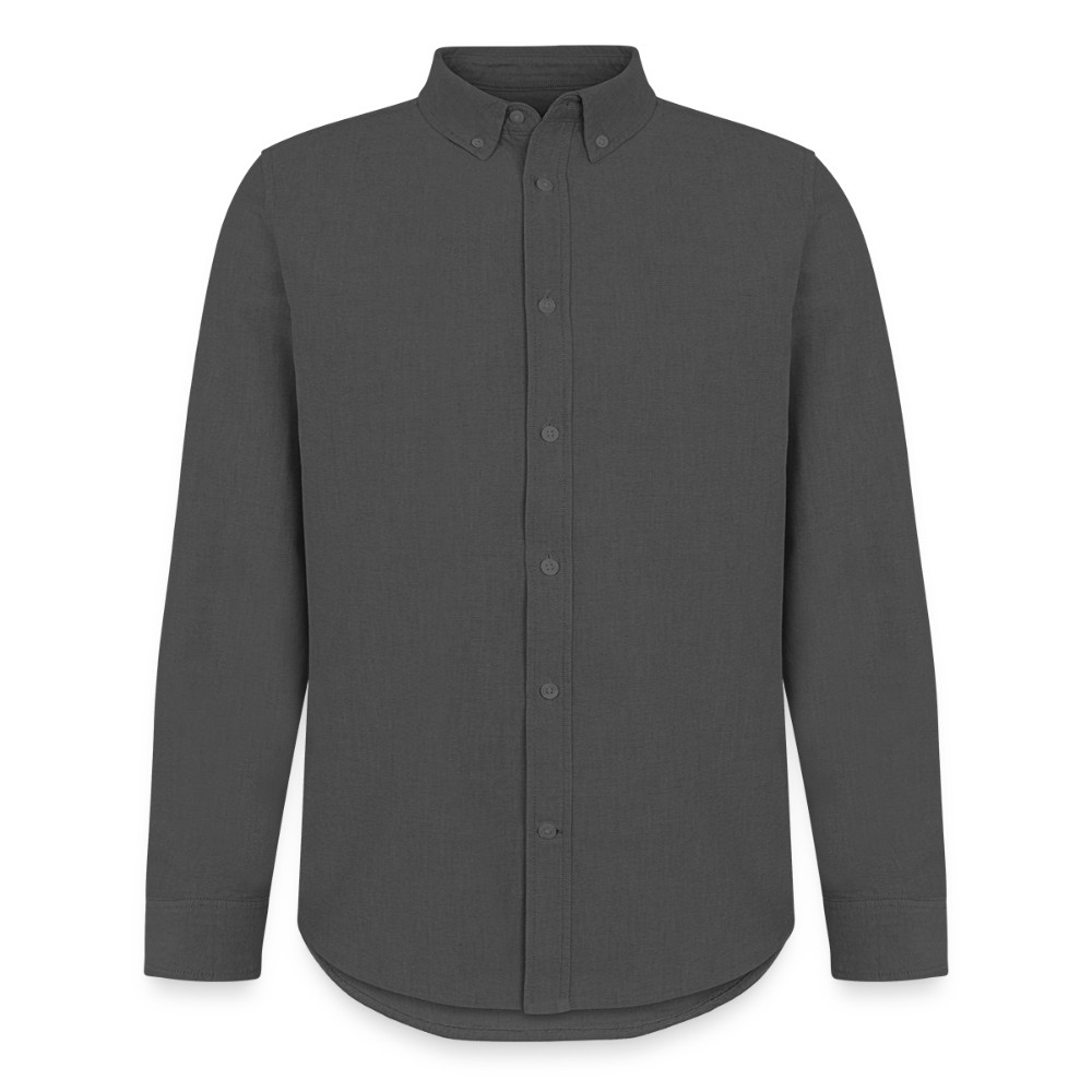 Men's Oxford Shirt by Stanley/Stella mit individuellem Brustlogo - anthracite
