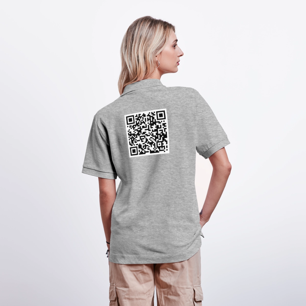 Stanley/Stella Unisex Organic Polo Shirt PREPSTER - heather grey