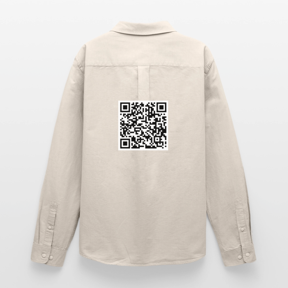 Men's Oxford Shirt by Stanley/Stella mit individuellem Brustlogo - beige