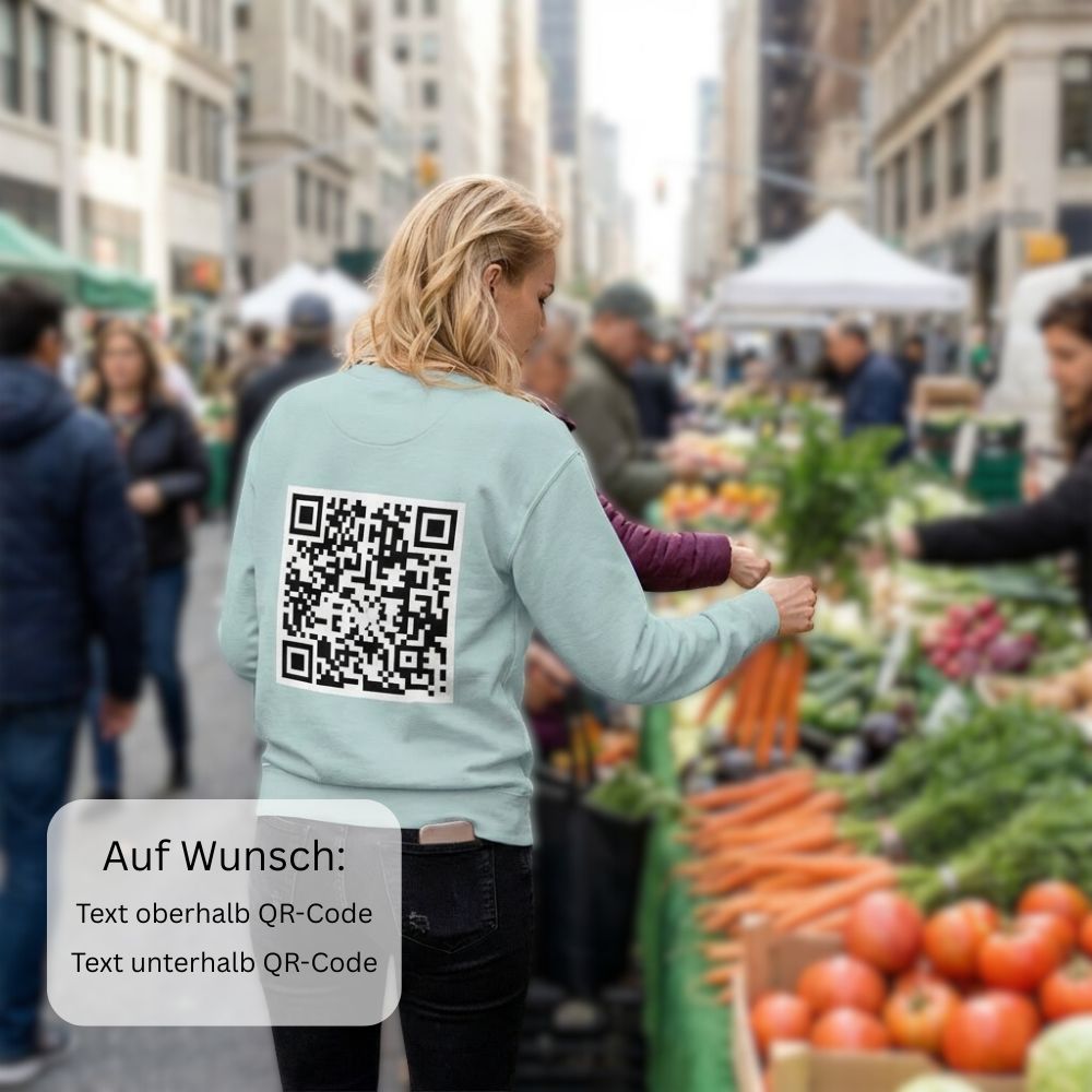 junge Frau auf dem Wochenmarkt